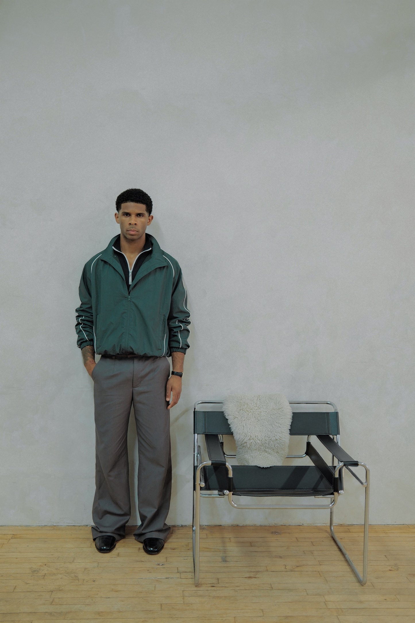 Wool Blend Trousers