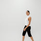 Pinstripe Wool Capri