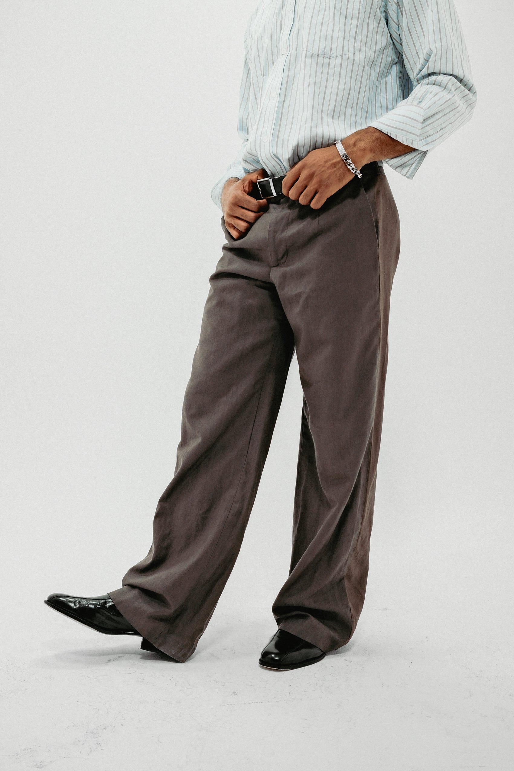 Wool Blend Trousers